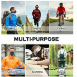 2 Pack Reusable Half Face Cover Mask w/ Filter Cycling Outdoor Sport Face Mask Grey(US Logistics only For USPS.TK/TMEU only For self-pickup) - Image 11