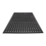 Bar Kitchen Industrial Multi-functional Anti-fatigue Drainage Rubber Non-slip Hexagonal Mat 60*90cm[Same code: 31236019] - Image 2