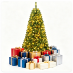 6 FT Pre-Lit Artificial Christmas Tree with 350 Dual Color LED Lights, 845 Branch Tips Hinged PVC Xmas Tree with Remote Timer 9 Lighting Modes Foldable Metal Stand for Indoor Holiday Decor - Image 11