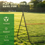 Adjustable Foldable Soccer Rebounder Net Multi-Sport Training Bounce Back Goal 8.5' X 6.5' for Soccer Practice And Training - Image 5