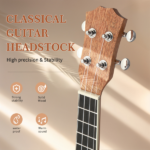 Replace 13882198 23in mahogany body rosewood fingerboard ukulele, cotton bag, capo, strap, picks*3, wrench tool - Image 4