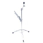Professional Pedal Control Style Double Tom Drum Stand Silver & Black - Image 7