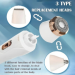 Multifunction USB Painless Shaver Portable Epilator 3 in 1 Lady Hair Remover (US Logistics For USPS/DHL/Fedex/UPS. No designated logistics accepted TK/TMEU only For self-pickup - Image 10