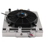 Aluminum Cooling Radiator fit for Honda Del Sol 1993-1997 MT+Fan Shroud Kit