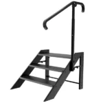 Step ladder, 2-Step Ladder Stool, 800lbs Capacity, Anti-Slip Treads & Handles, Foldable , Grey/Black (Shipment from Walmart) - Image 12