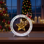 Set of 3 Lighted Iridescent Cut-out Light Bulb Christmas Decorations, Pre-lit Holiday Decor with 295 White LED Lights for Xmas Outdoor Indoor Decor Lighted Holiday Displays - Image 11