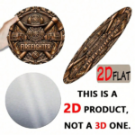 CIFbuy 1pc Heavy-Duty Aluminum Firefighter Wall Plaque, Fire Department Emblem With Maltese Cross & Fire Truck Helmet, Volunteer Fire D TikTok, TikTok, lem Self-pickup Logiopics - Image 5