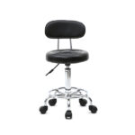 Professional Salon Stool with Spider Base - 8cm Thick Molded Foam, Semi-PU Leather, SGS Certified Gas Lift, 150kg Capacity, Nylon Casters (Blue) - Image 17