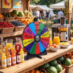 24" Spinning Prize Wheel with Foldable Stand Stand-Up & Tabletop Fortune Wheel - Multicolor - Image 8