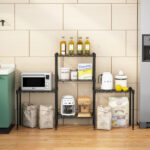 Changeable Assembly Floor Standing Carbon Steel Storage Rack Black - Image 39