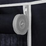 10 Tiers Shoe Rack with Dustproof Cover Closet Shoe Storage Cabinet Organizer Black - Image 10