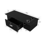 Classic Salon Wall Mount Styling Station Beauty Salon Spa Locking Cabinet Black - Image 24