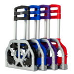 Portable Foldable Telescopic Trolley Trolley Luggage Trolley Red - Image 20