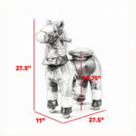 Kids Riding Pony – Ride on Horse Toy for Outdoor Activity, Wheels & Neighing Sounds 3-5 Years - Image 3