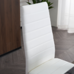 4pcs Elegant Assembled Stripping Texture High Backrest Dining Chairs Black Replace encoding 13028198-18410366 - Image 72