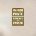 CIFbuy Vintage Metal Wall Art Proprietary Defense Passer Sign, Retro Rustic Plaque For Home Office Shop Museum Entrance, 8x12 Inch 2D TikTok, TikTok, que For Home Office Shop Museum Entrance Self-pickup Logiopics - Image 6