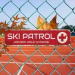 CIFbuy Jackson Hole Ski Patrol Wyoming Aluminum Sign Waterproof Dustproof Vintage Wall Decor (TikTok, temu pick-up service) - Image 5