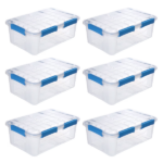 6 PACK - WATERPROOF 8.4Gal/33.8Qt/32L BOX (Shipment from Walmart)