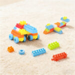 150 PCS Building Blocks Set with Wheels, Learning Toddler Blocks for 3+ Years Old - Image 3
