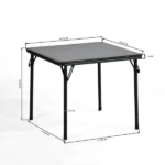 Kids 5-Piece Folding Activity Table and Chair Set, Classic Black (Shipment from Walmart) - Image 4