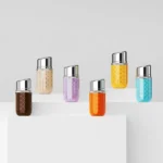 Portable Insulated Cup with Built-in Lipstick Mirror Lipstick Tumbler 160mL blue - Image 2