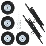 Wheel Kit Steel Axles fit for Honda Generator Direct Replacement 06423-ZS9-020AH - Image 6