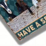 CIFbuy 1PC Vintage Three Goats Funny Sitting Pattern 2D Flat Metal Sign 8X12 Inch Rustic Decorative Wall Art Plaque For Bathroom Man Ca TikTok, TikTok, n Ca Self-pickup Logiopics - Image 5
