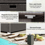 Outdoor Towel Rack/Storage Cabinets/Lockers/rolling wardrobe - Image 7
