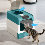 blueMagic Cube Intelligent Cat litter Box - Free Hands, Enjoy Pure Life | Automatic Cleaning, Silent Design, Preferred for Multi Cat Families - Image 3