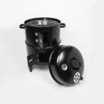 Outdoor double-layer grill, charcoal wood fired braising and smoking stove - Image 8