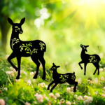 CIFbuy Vintage 3 Pack Black Metal Deer Garden Stakes Outdoor Lawn Decor Patio Yard Art Landscape Accents Housewarming Gift (TikTok, temu pick-up service) - Image 6