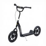 Black Kids Kick Scooter 5-12Y – for Park & Neighborhood Riding, Non-slip Deck, Big Wheels with Safe Rear Brake - Image 2