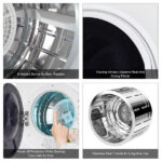 [Same code: 42752732] Do not sell on Amazon GYM25-78 Compact Portable Household clothes Dryer 1.6cuft with Stainless Steel Drum Black and White 120V MECHANICAL Control ETL Certification - Image 42