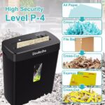 Paper Shredder for Home- 10-Sheet Cross Cut with 3.43-Gallon Basket - P-4 Security Level - 3-Mode Design - Shreds CD and Credit Card - Durable, Fast, and Jam Proof for Home Office Shipment from FBA - Image 3