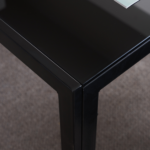 4pcs Elegant Assembled Stripping Texture High Backrest Dining Chairs Black Replace encoding 13028198-18410366 - Image 9