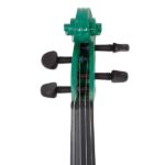 New 4/4 Acoustic Violin Case Bow Rosin Green - Image 10