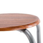 Same Code 35204938 Brown Wood Grain PVC Breakfast Table (One Table and Two Chairs) - Image 17