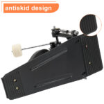 Wool Felt Hammer Double Drum Pedal Professional Double Bass Drum Pedal Black - Image 13