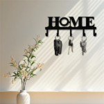CIFbuy Vintage Black Metal Wall Hooks Set Multifunctional Wall Rack Home Storage Decor(TikTok, temu pick-up service) - Image 3
