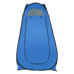 1-2 Person Portable Pop Up Toilet Shower Tent Changing Room Dressing Tent Camping Shelter Blue - Image 2