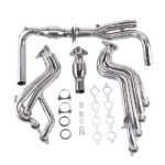 Fit For GMC/CHEVY GMT800 V8 ENGINE TRUCK/SUV STAINLESS MANIFOLD HEADER+Y-PIPE+GASKET MT001003(Ban the sale oF Amazon & Temu)(No support For returns without reason) - Image 2