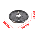 Pair of Driver and Passenger Side 12" Hydraulic Brake Backing Plate Compatible with 7,000 lb Trailer Axles Mounts to 5-Bolt Brake Flange BPH-7000-LH BPH-7000-RH - Image 10