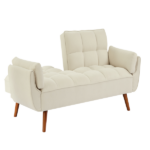 75" Flared Arm Convertible Sleeper Sofa - Image 4