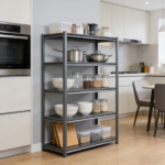 5-Tier Adjustable Storage Shelves for Garage, Capable of Holding 2000LBS - Heavy-Duty Metal Utility Rack Shelf Unit, Ideal for Warehouse, Pantry, Closet, & Kitchen - Image 9