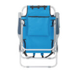 Same Code 12975209 63*70*99cm Heightened Oxford Cloth Silver White Aluminum Tube Bearing 100kg Beach Chair Blue - Image 18