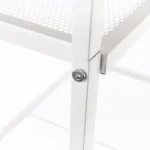 4 Tier Iron Bookshelf, Freestanding Bookcase Storage Shelf for Books and Decor, 23.62 x 13.78 x 57.87 in, Ivory White (Shipment from Walmart) - Image 4