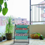 Raised Garden Planter Bed, Tiered Planter Stand with 5 Boxes, Vertical Raised Garden Bed for Herbs, Flowers, or Vegetables in Patio Balcony Indoor Outdoor - Image 3