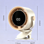 Clip-On USB Rechargeable Desktop Portable Small Fan Adjustment 5 Speed w/ LED display& Hook For Camping Office Home Stroller Car (products W/ battery US Logistics For DHL Ground/ Fedex Ground. TK/TMEU only For self-pickup, self-pickup Cannot use USPS) - Image 12