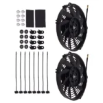 80W Universal Radiator Cooling Fan 9 IN 12V Electric Performance Assembly - Image 6