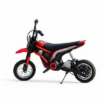 Red 12" Kids Electric Dirt Bike: 24V 350W Motor, Up to 15 MPH Powerful Speed – Ride-On Toy for Young Racers - Image 2